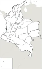 Blank Map of Colombia: Outline Map with 32 Departments (PDF)