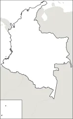Blank Map of Colombia: Outline Map with 32 Departments (PDF)